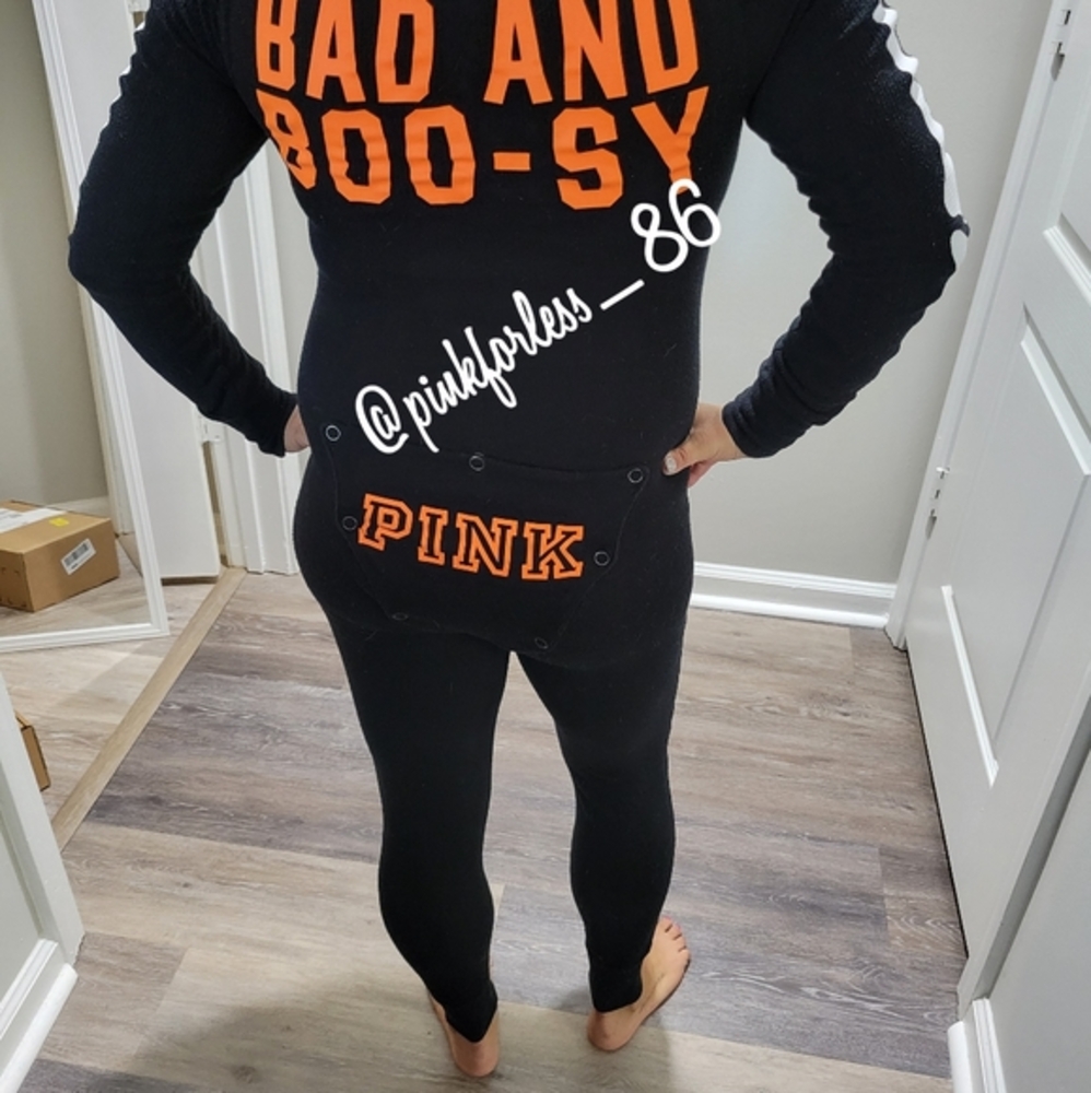 🚫SOLD🚫VS PINK BAD BOO SY HALLOWEEN ONESIE - Picture 3 of 7